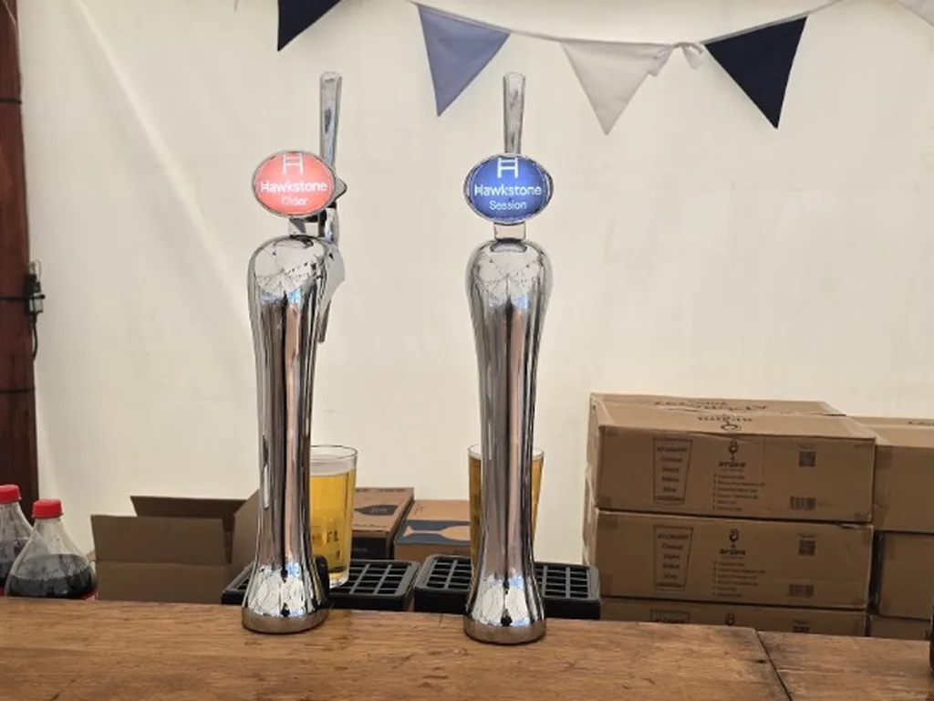 Hawkstone Cider and Hawkstone Session taps