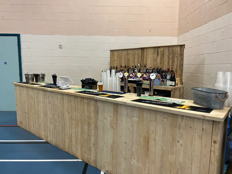 Charity event bar